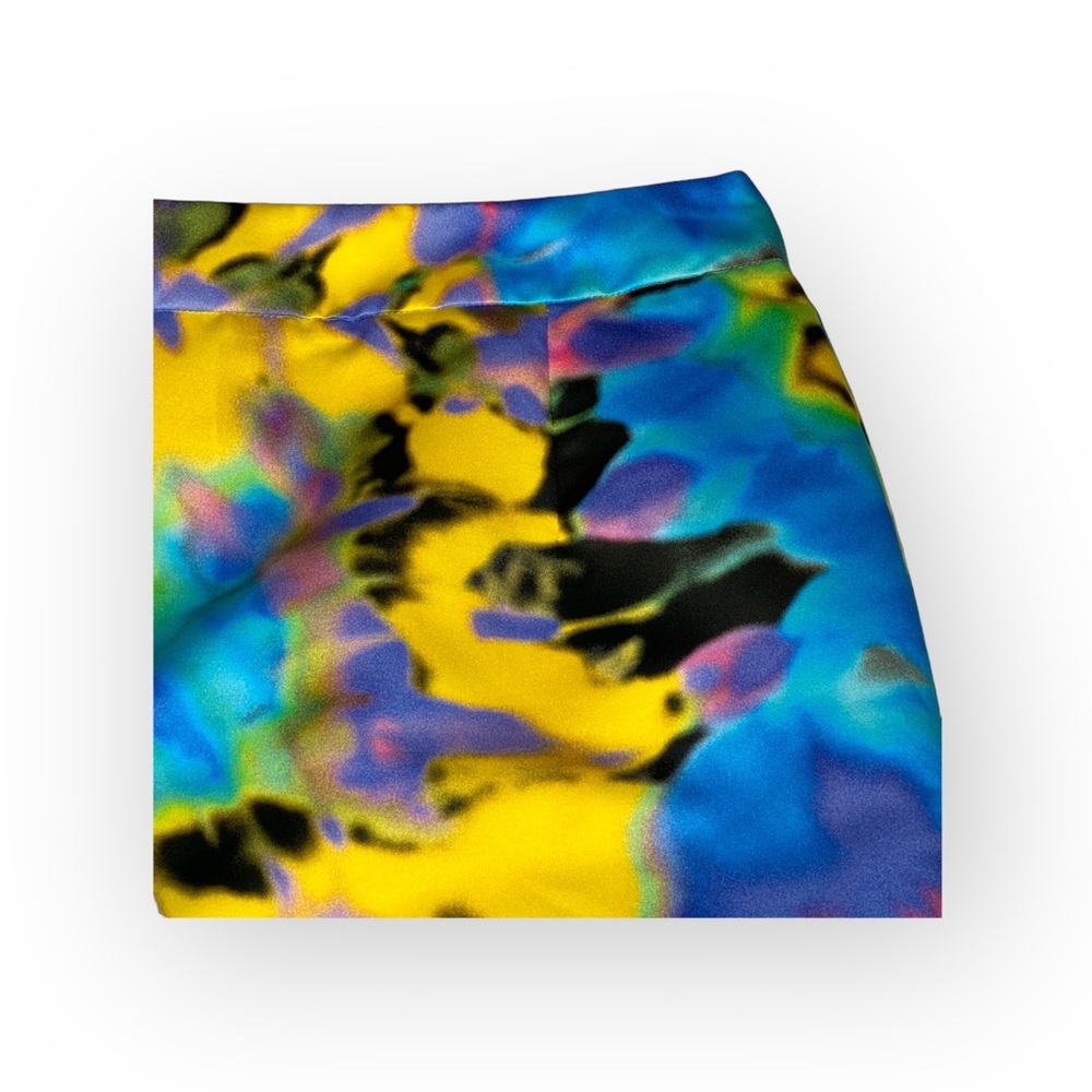new Love Moschino ❤︎ Time Warp Psychedelic Tie Dye Print Mini Skirt ❤︎ Size 4 - Picture 15 of 17